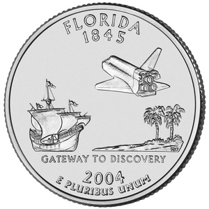 2004 Quarter - S - Florida - Proof reverse